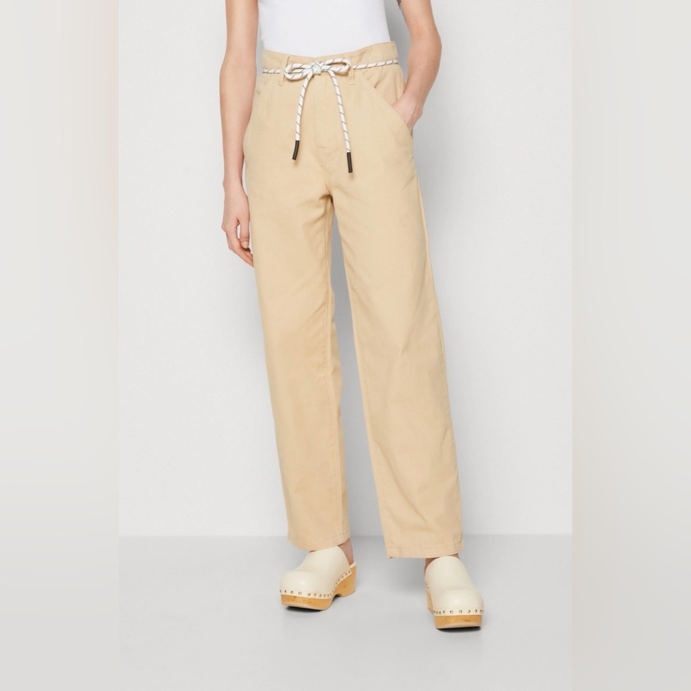 Day Birger et Mikkelsen NWT tan straight leg relaxed high rise pants cotton - Picture 4 of 4